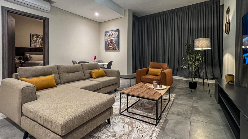 Anthonian Suites One Bedroom Lounge